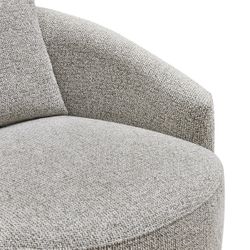 Kira Swivel Arm Chair - Speckle Brown