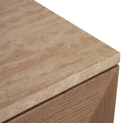 Benedict 170cm Walnut Buffet - Travertine - OUTLET NSW