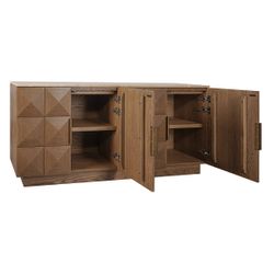 Benedict 170cm Walnut Buffet - Travertine - OUTLET NSW