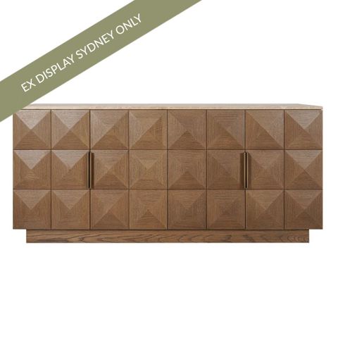 Benedict 170cm Walnut Buffet - Travertine - OUTLET NSW