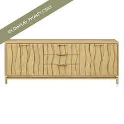 Ari 180cm Buffet - Antique Gold - OUTLET NSW