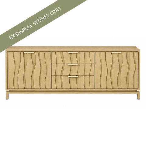 Ari 180cm Buffet - Antique Gold - OUTLET NSW