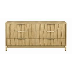 Ari 160cm 6 Drawer Chest - Antique Gold - OUTLET NSW