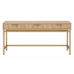 Ari 160cm Console Table - Natural Oak - OUTLET NSW