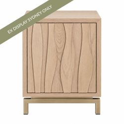 Ari 40x60cm Bedside Table - Natural Oak - OUTLET NSW