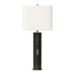 Munich Marble Table Lamp - Charcoal