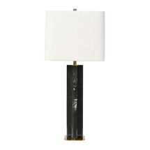 Munich Marble Table Lamp - Charcoal