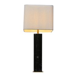 Munich Marble Table Lamp - Charcoal