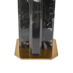 Munich Marble Table Lamp - Charcoal