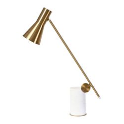 Cornelll Marble Task Lamp - White