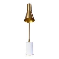 Cornelll Marble Task Lamp - White