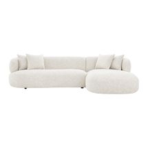 Greenwich Modular 3 Seater Sofa w Right Chaise - Off White