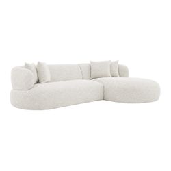 Greenwich Modular 3 Seater Sofa w Right Chaise - Off White