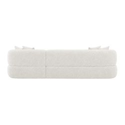 Greenwich Modular 3 Seater Sofa w Right Chaise - Off White