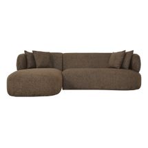 Greenwich Modular 3 Seater Sofa w Left Chaise - Espresso