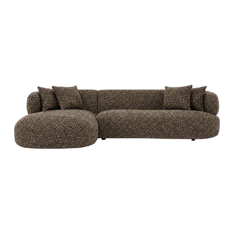 Greenwich Modular 3 Seater Sofa w Left Chaise - Espresso