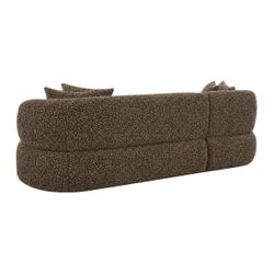 Greenwich Modular 3 Seater Sofa w Left Chaise - Espresso