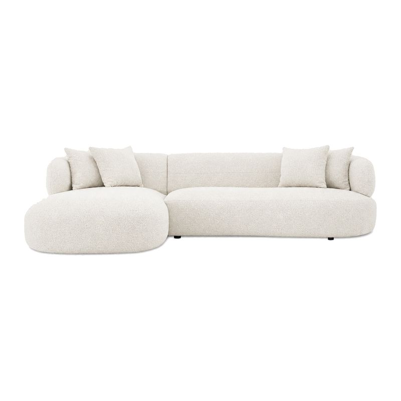 Greenwich Modular 3 Seater Sofa w Left Chaise - Off White