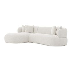 Greenwich Modular 3 Seater Sofa w Left Chaise - Off White