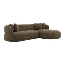Greenwich Modular 3 Seater Sofa w Right Chaise - Espresso