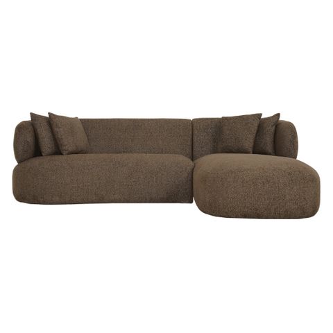 Greenwich Modular 3 Seater Sofa w Right Chaise - Espresso
