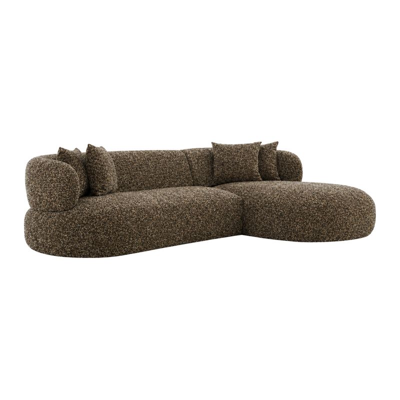 Greenwich Modular 3 Seater Sofa w Right Chaise - Espresso
