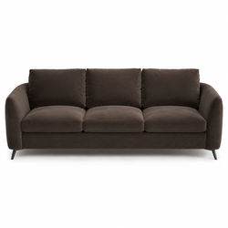 Mosman 3 Seater Sofa - Chocolate Velvet