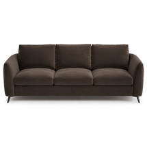 Mosman 3 Seater Sofa - Chocolate Velvet