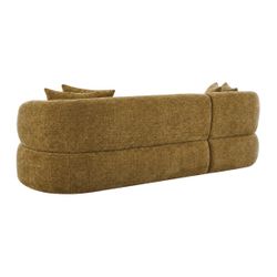 Greenwich Modular 3 Seater Sofa w Left Chaise - Chestnut