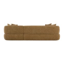 Greenwich Modular 3 Seater Sofa w Right Chaise - Chestnut