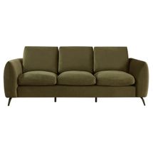 Mosman 3 Seater Sofa - Olive Velvet