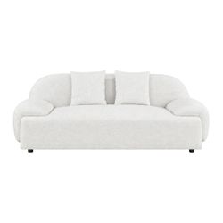 Remi 3 Seater Sofa - Tweed White