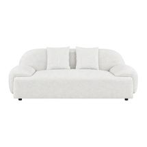 Remi 3 Seater Sofa - Tweed White