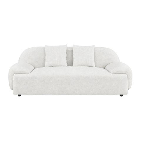 Remi 3 Seater Sofa - Tweed White