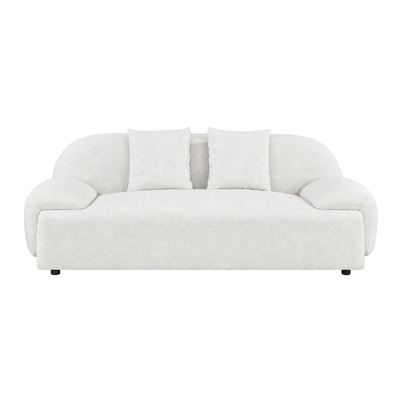 Remi 3 Seater Sofa - Tweed White