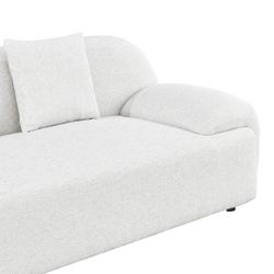 Remi 3 Seater Sofa - Tweed White