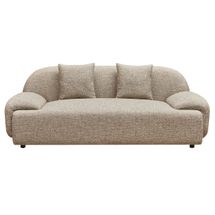 Remi 3 Seater Sofa - Tweed Brown