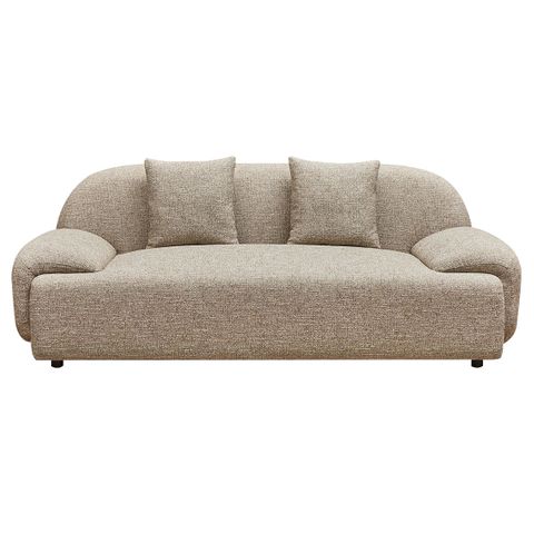 Remi 3 Seater Sofa - Tweed Brown