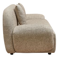 Remi 3 Seater Sofa - Tweed Brown