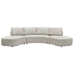 Oriel Modular 5 Seater Sofa - Speckle Brown Boucle