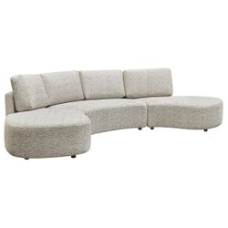 Oriel Modular 5 Seater Sofa - Speckle Brown Boucle