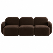 Ramona Modular 3 Seater Sofa - Chocolate Velvet