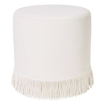 Nemi Stool - Ivory Velvet - OUTLET NSW
