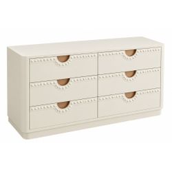 Sandy 160cm 6 Drawer Chest - OUTLET NSW