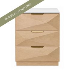 Bijou 80cm 3 Drawer Chest - OUTLET NSW