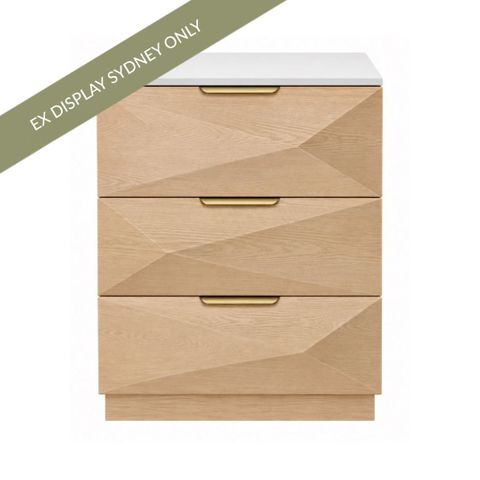 Bijou 80cm 3 Drawer Chest - OUTLET NSW