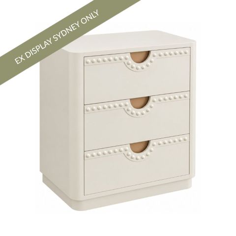 Sandy 80cm 3 Drawer Chest - OUTLET NSW
