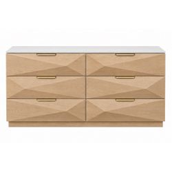 Bijou 160cm 6 Drawer Chest - OUTLET NSW