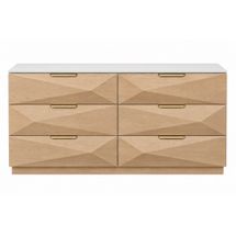 Bijou 160cm 6 Drawer Chest - OUTLET NSW