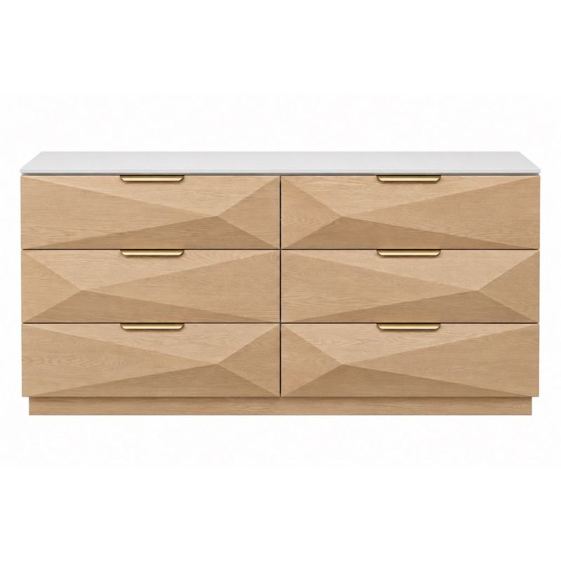 Bijou 160cm 6 Drawer Chest - OUTLET NSW